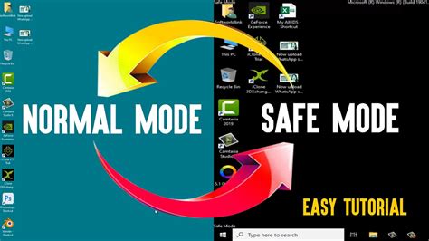 How To Start Windows In Safe Mode And How To How To Return Into Normal