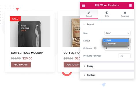 Product Grid Widget Woocommerce Elementor Widgets