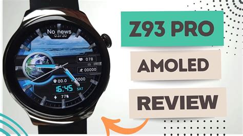 Z93 PRO Smartwatch Tela AMOLED Novo Comando Por GESTOS E ILHA