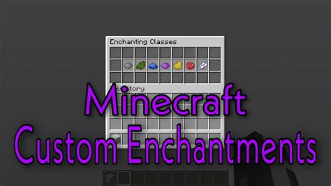 Minecraft Custom Enchantments Plugin Youtube