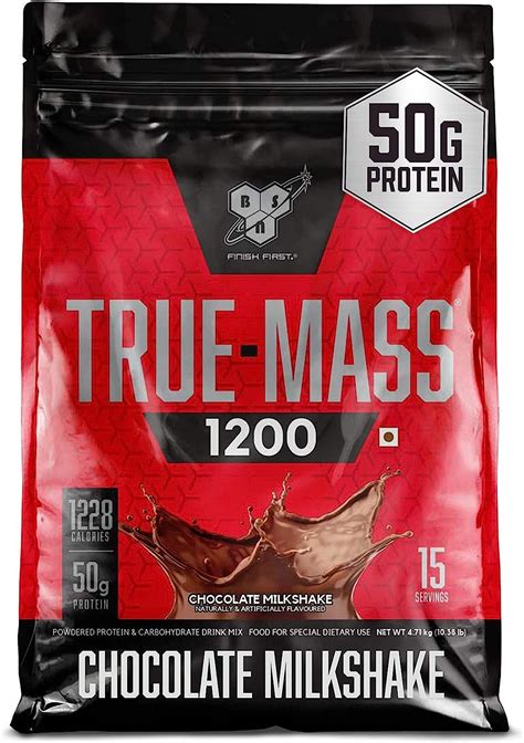 Bsn True Mass Weight Gainer Muscle Mass Gainer Protein Powder Chocolate Milkshake