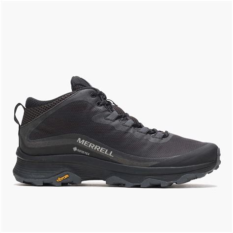 Botas Hombre Merrell Moab Speed Mid GORE TEX Black Asphalt Jacob