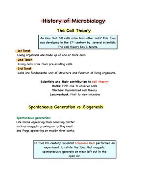 Micro Exam Outline Micro Exam Unit Microbial Growth And Control