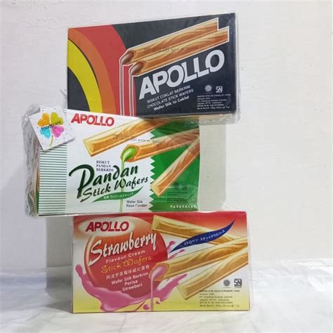 Jual Apollo Wafer Stick Flavour Wafers Shopee Indonesia