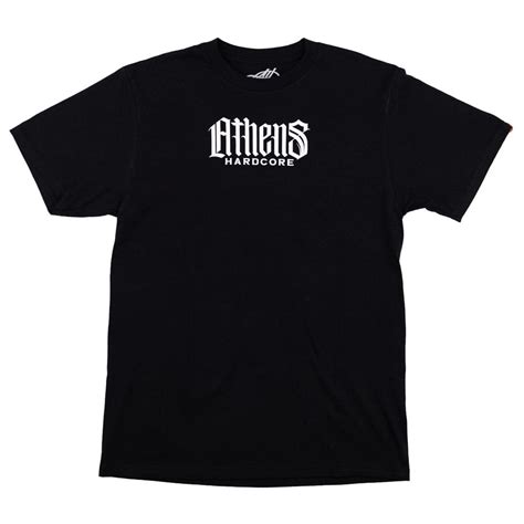 “Skull Logo” Black T-Shirt - Athens Hardcore