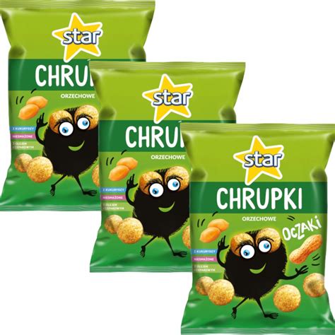 Star Snaki Chrupki Oczaki Chrupki Orzechowe 3x120 G Star Sklep