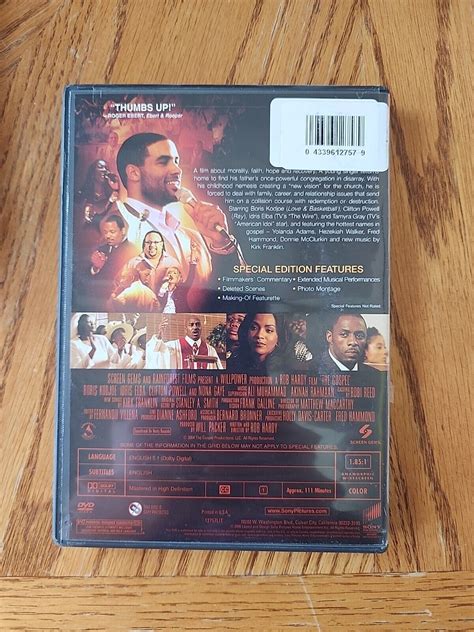 The Gospel Dvd 2005 43396127579 Ebay