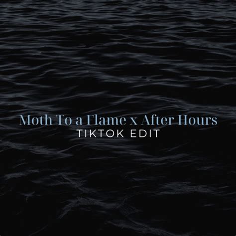 Moth To A Flame X After Hours Tiktok Edit Remix Song And Lyrics