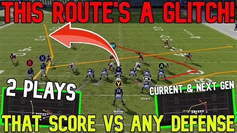 This Routes A Glitch 2 Glitch Plays That Score Vs Any Defense Madden