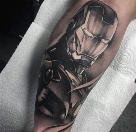 Iron Man Tattoo Designs For Men Tony Stark Ink Ideas Iron Man