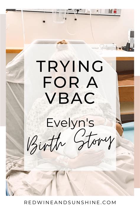 Evelyn S Birth Story Trying For A Vbac Artofit