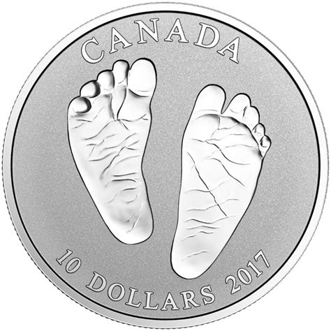 2017 Canada Fine Silver 10 Dollar Coin - Welcome to the World