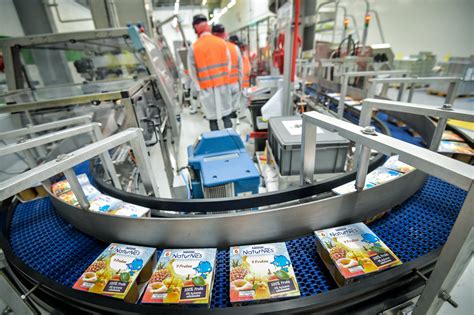 Vosges Le site Nestlé dArches qui produit les aliments pour bébés