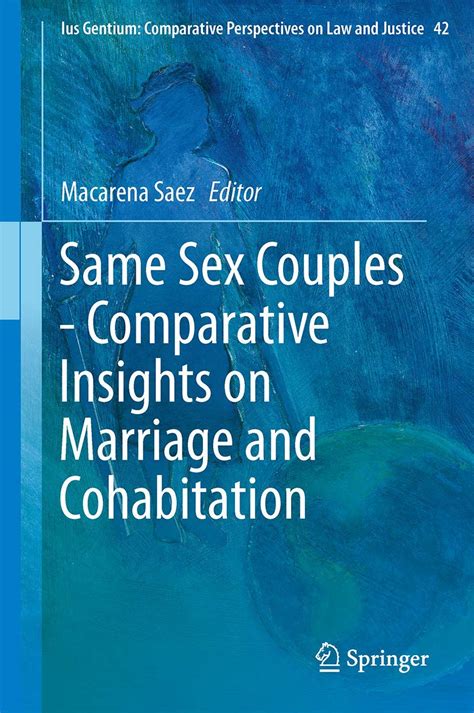 Same Sex Couples Comparative Insights On Marriage And