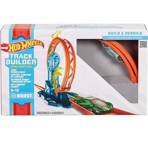 Hot Wheels Track Builder Pista De Loop GCL Mattel Submarino