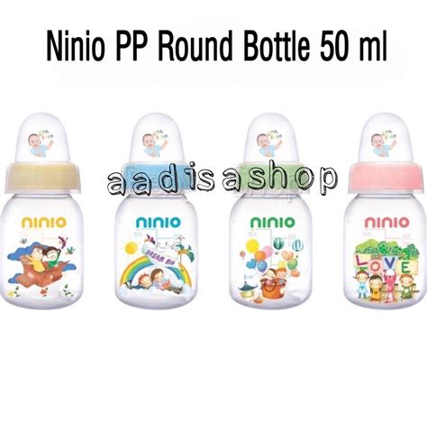 Ninio Pp Round Bottle Botol Susu Asi Dot Bayi Anak Ml Bs Lazada