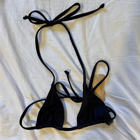 Super Cute Xs Skims Micro Triangle Bikini Top In Depop