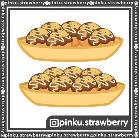 Author By Pinku Strawberry Girl Sleepover Props Art Cute Food Art