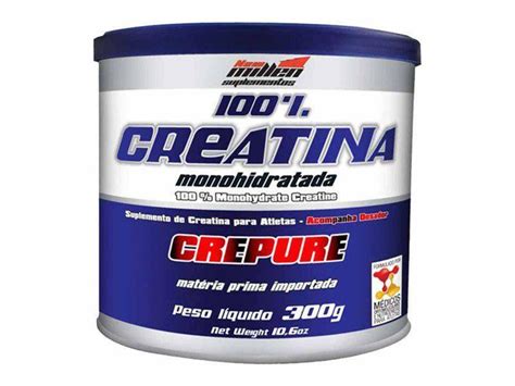 Creatina Monohidratada 300g New Millen Creatina Magazine Luiza