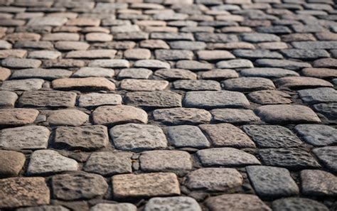 Premium Photo | Cobblestone Path Texture