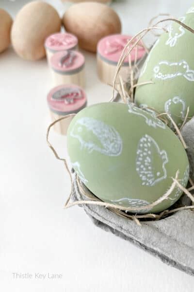 Wooden Keepsake Easter Eggs - Thistle Key Lane