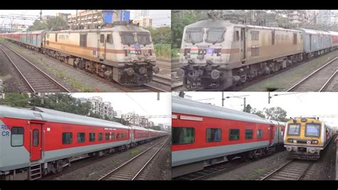 Supersonic Long Parallel Run With 12 700Hp Push Pull Rajdhani Express