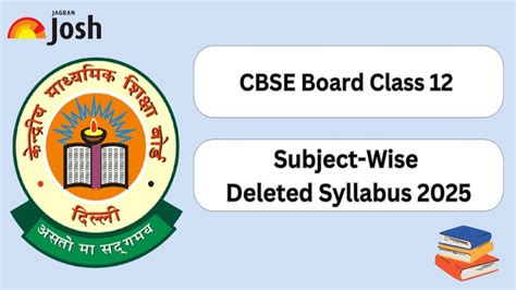 Cbse Class 12 Deleted Syllabus 2025 Pdf Download