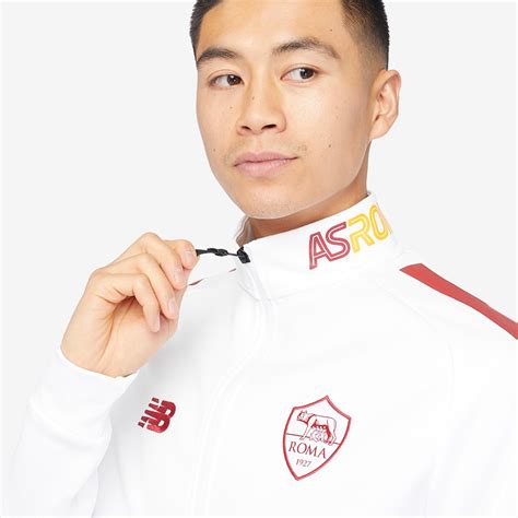 New Balance As Roma Prematch Jacket White Mens Replica