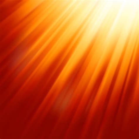 Luz Cálida Del Sol Vector Premium