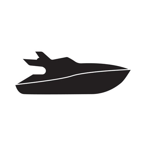 speed boat logo vector illustration icon design template. 24349339 Vector Art at Vecteezy