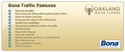 Oakland Wood Floors Bona Traffic