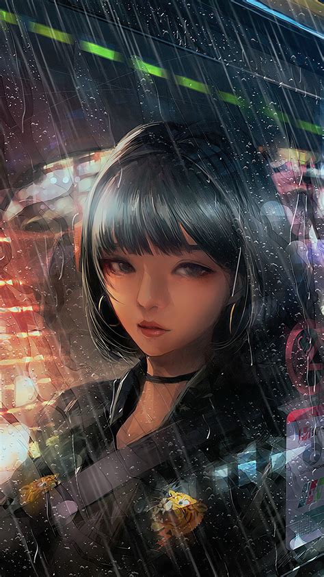 Anime Rain Wallpaper 4k