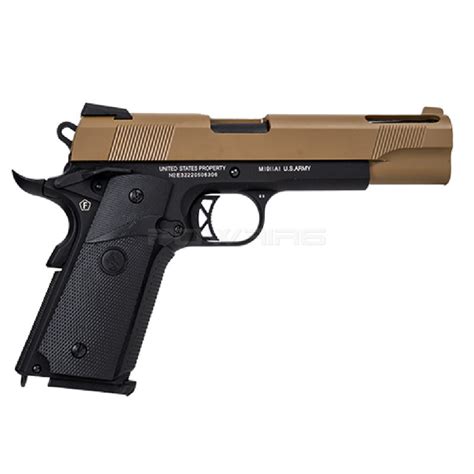 Cybergun Colt Ported Gas Tan Slide Black Lower