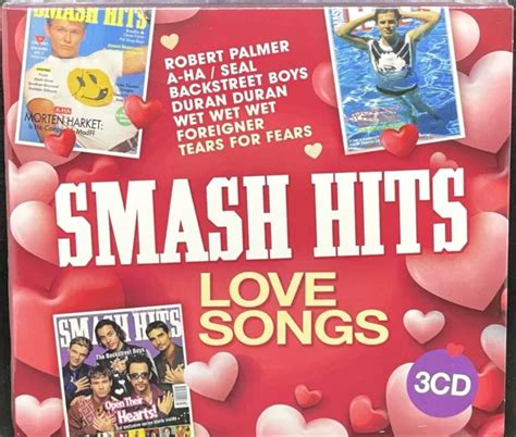Smash Hits Love Songs Various Artists Triple Cd Album 2018 New