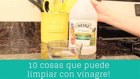 Cosas Que Puedes Limpiar Con Vinagre Clean Casa Youtube