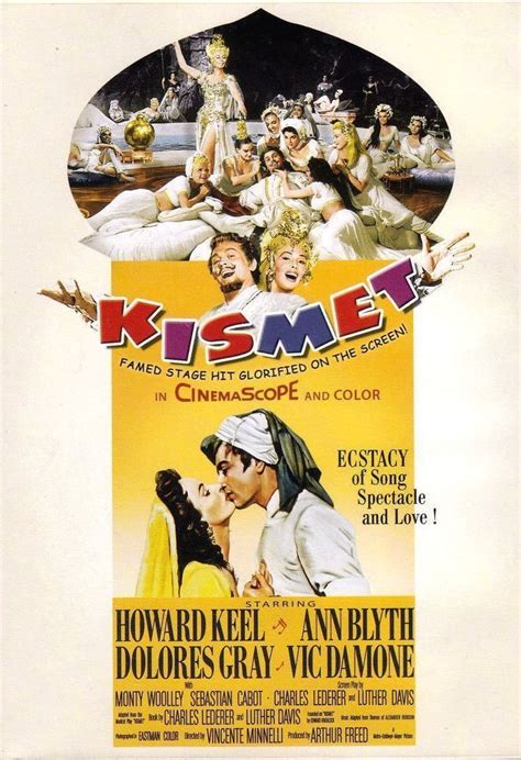 “Kismet” (1955) | Howard keel, Classic films posters, Kismet