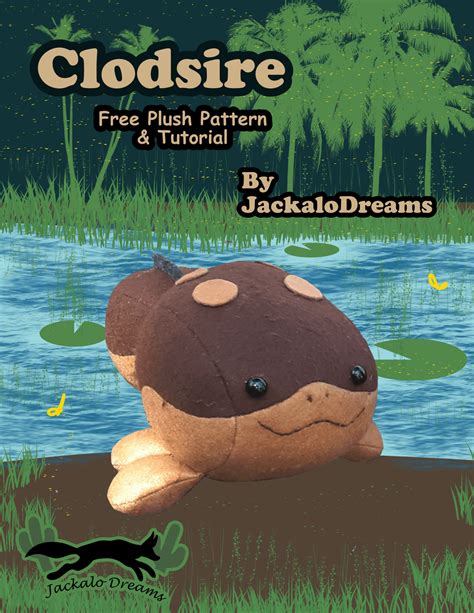 Clodsire Free Plush Pattern And Tutorial By Jackalodreams Rfreepatterns