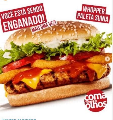 Burger King é proibido de vender Whopper Costela sem costela no DF