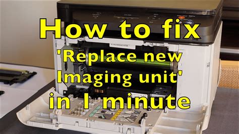 End Of Life Replace With New Imaging Unit Images Poster