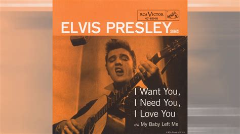 Elvis Presley I Want You I Need You I Love You Mono Stereo