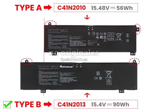 Batería Asus TUF GAMING A15 FA507RR HQ033X de Larga Duración para