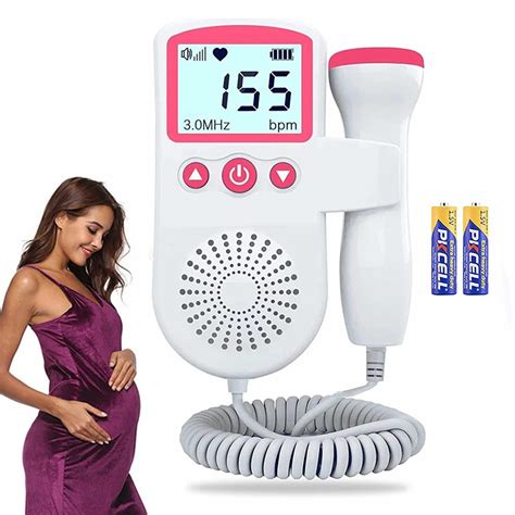 Moniteur fœtal Doppler moniteur de fréquence cardiaque pour bébé