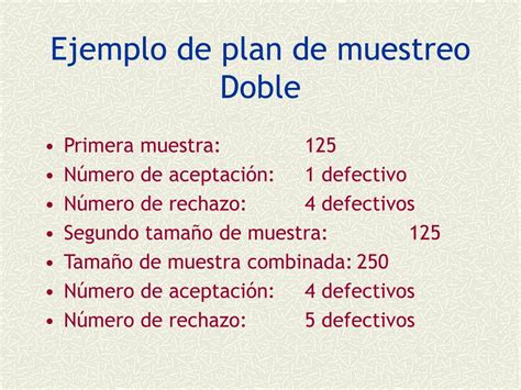 PPT Muestreo para la inspección por atributos PowerPoint Presentation