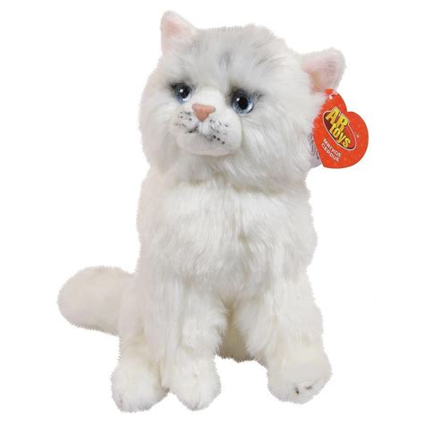 Мягкая игрушка ABtoys Домашние любимцы Кошечка белая 24см, игрушка ...
