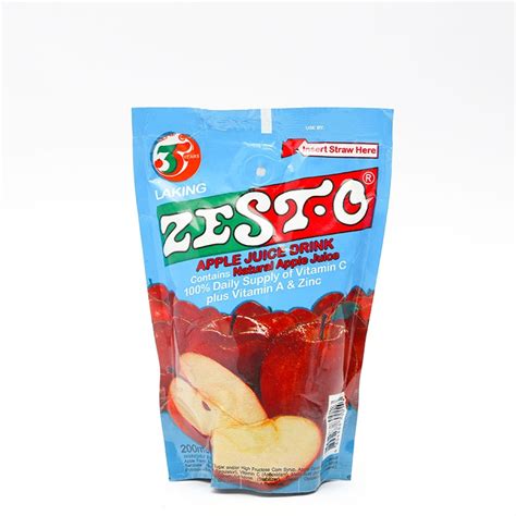 Zesto Apple Juice Drink Coffee And Drinks Amsterdam Sari Sari Store