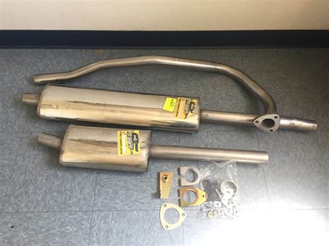 Triumph Tr2 Tr3 Tr4 Stainless Steel Exhaust System Sports And Classics