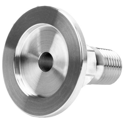 Ideal Vacuum Adapter Kf To Npt In Male Pipe Iso Kf Flange