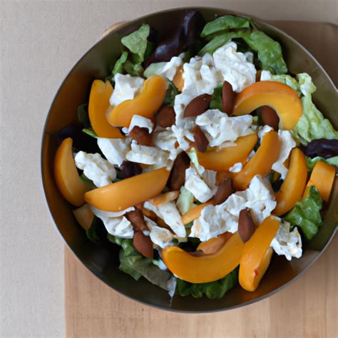 Salade de fromage de chèvre sec et dabricots Basilic me