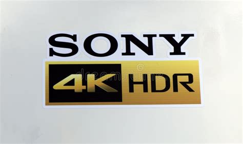 Sony 4k Hdr Letters Editorial Image Image Of Walkman 100186915