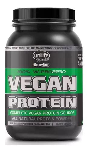 Vegan Protein G Prote Na Vegetal Unilife Chocolate Frete Gr Tis